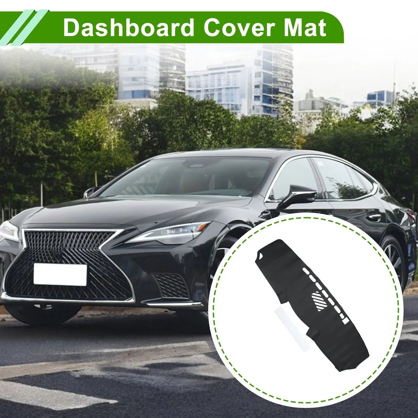 Dashboard Cover Mat for Lexus IS250 IS350 (2006-2011) - Black Carpet