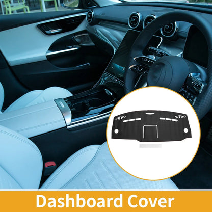 Dashboard Cover Mat for Mercedes-Benz Vito 2015-2020 - Black Red Carpet