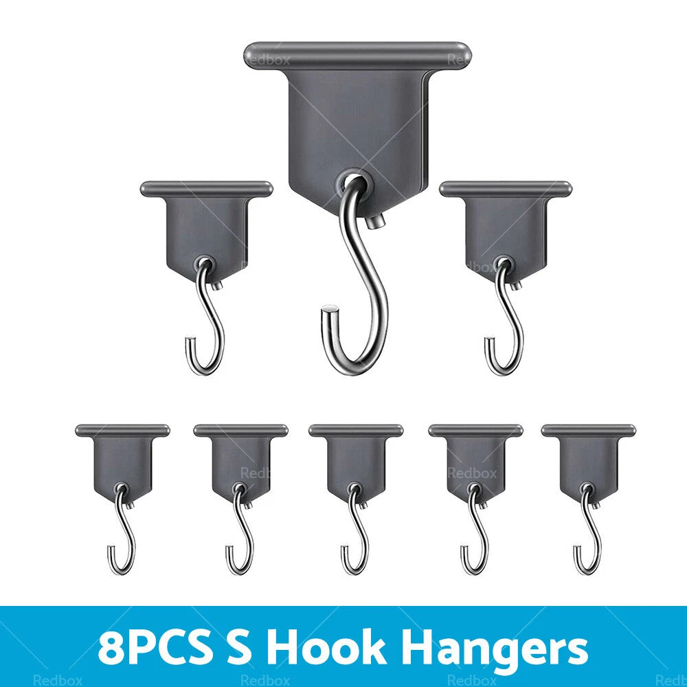 8 Pcs Stainless Steel Awing S Hook Hanger for Caravan Motorhome