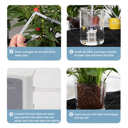 Self Watering System Irrigation Timer 10M Solar for Plants