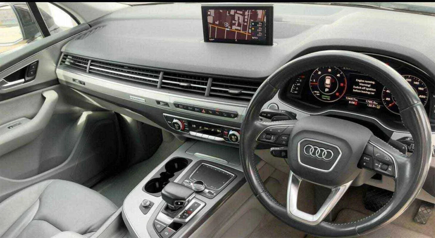 Non-Slip Dash Mat for Audi Q7 3.0L 2015-2019 Dashboard Cover Black
