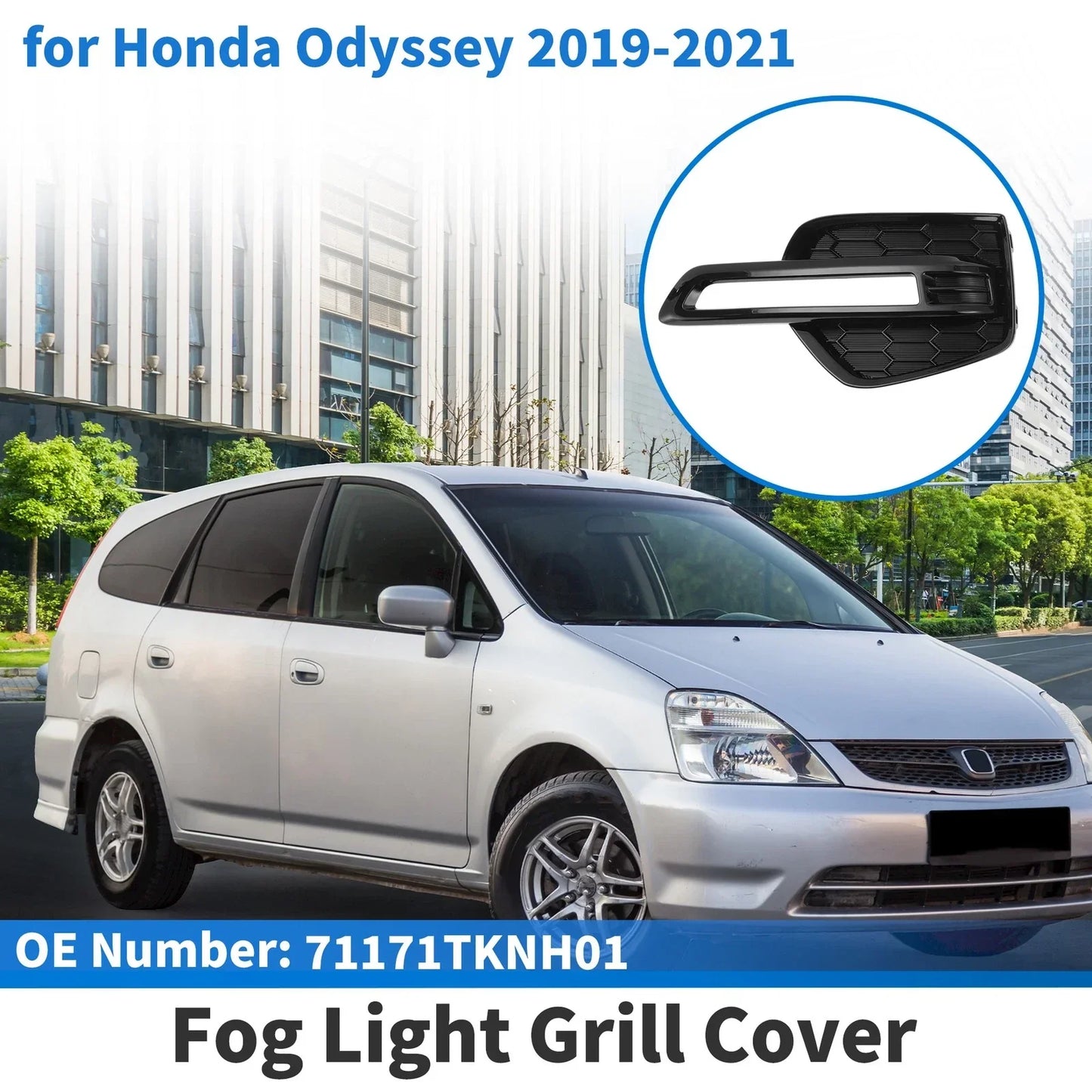 Front Right Fog Light Grill for Honda Odyssey (2019-2021)