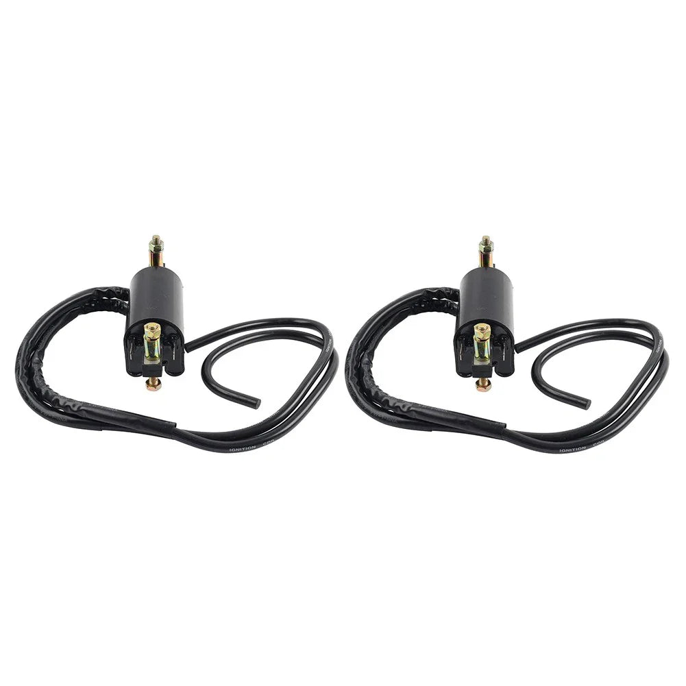 Ignition Coils Set with Wire for Honda CB550SC CB650 CB700SC CB1000F CB1100F (1979-1983)