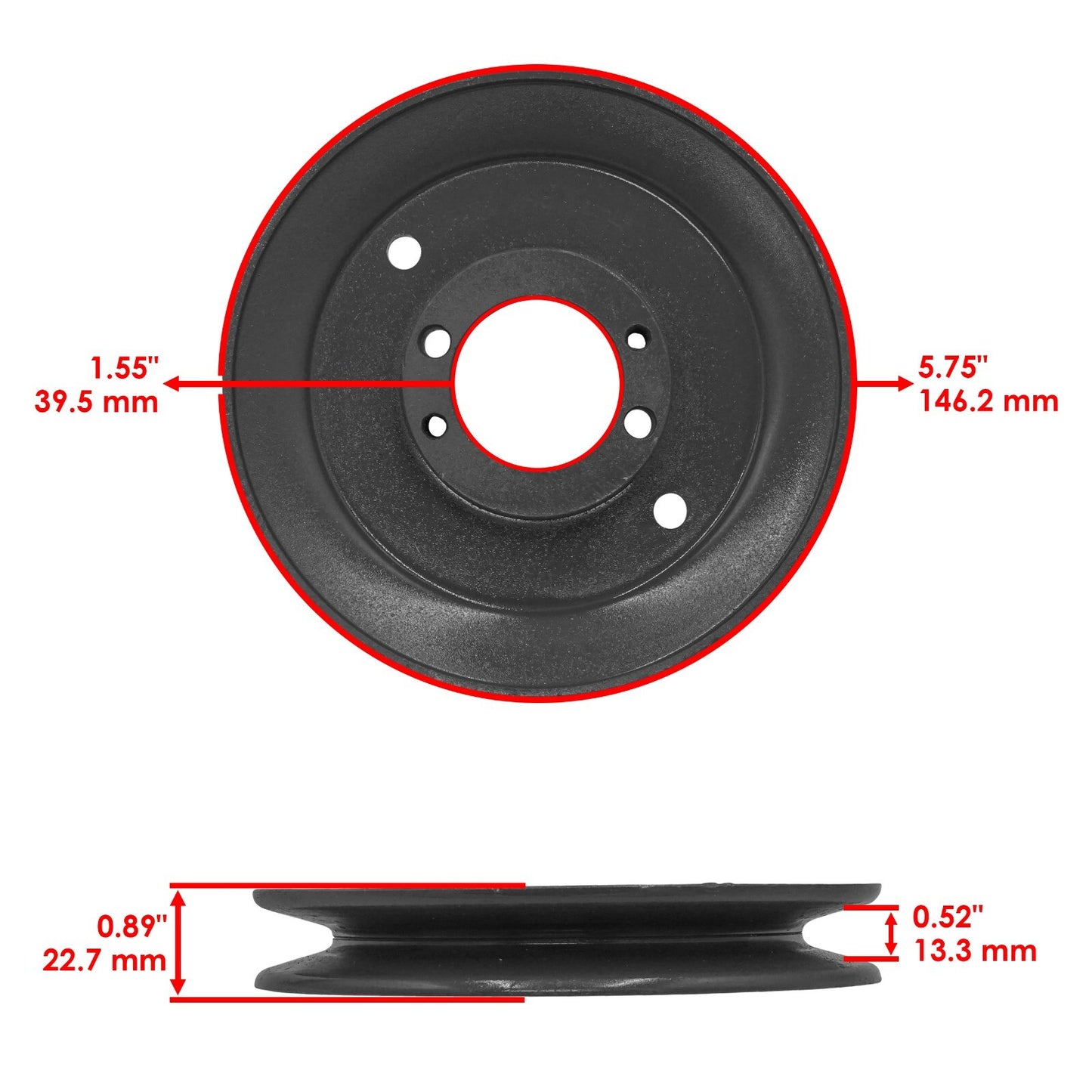Deck Spindle Pulley Blade for Ferris 5901043 5901042 5901041 HW36B