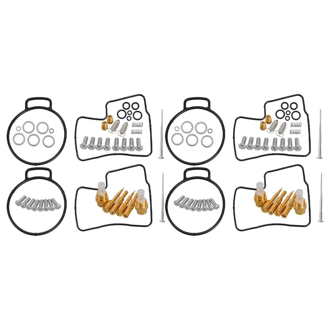 Carburetor Repair Kit Set of 4 for Honda Goldwing GL1500 (1988-1991)