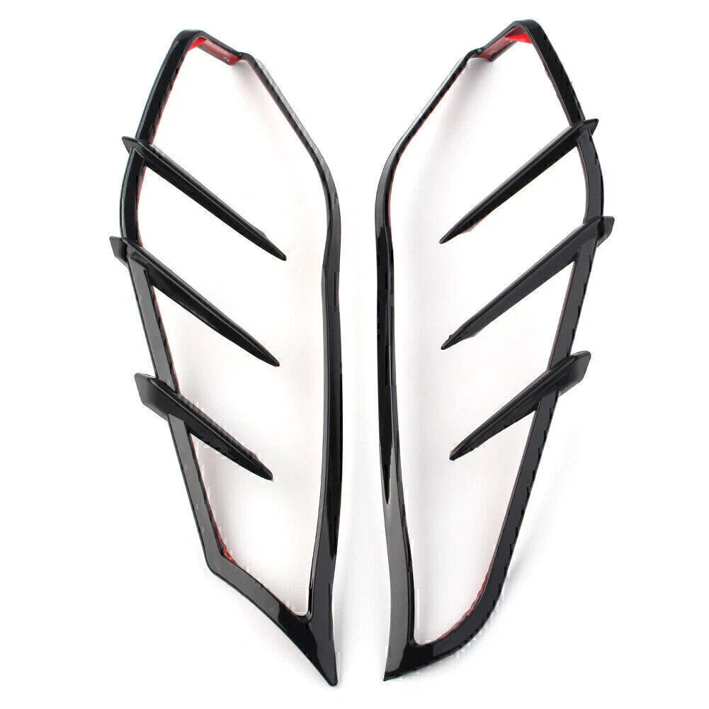Black Mid-Frame Air Deflector Trim for Harley Electra Glide Tri Glide (2009-2023)