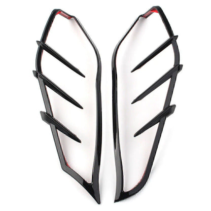 Black Mid-Frame Air Deflector Trim for Harley Electra Glide Tri Glide (2009-2023)