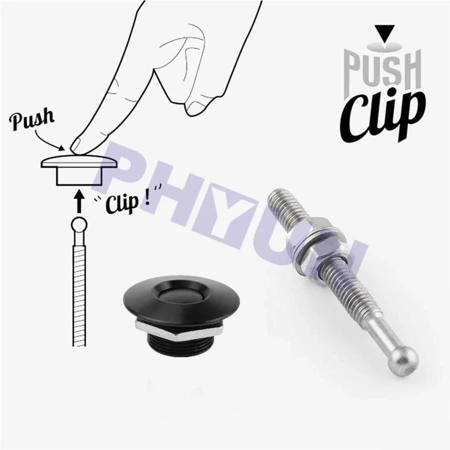 4x Mini CNC Quick Disconnect Latch Pin Fasteners for Car Hood Bumper
