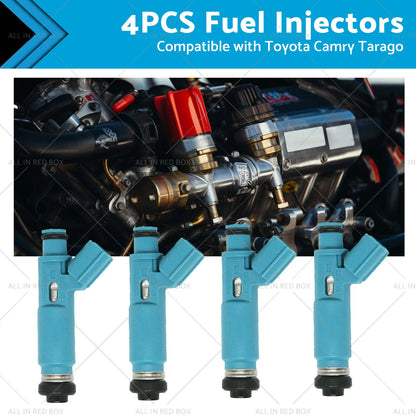 4 x Fuel Injectors for Toyota Camry, Tarago, Avensis, Verso (2000-2011)