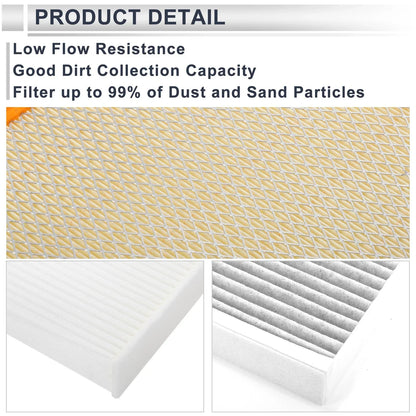 Cabin Air Filter Combo for Chevrolet Impala 2.5L (2014-2019)