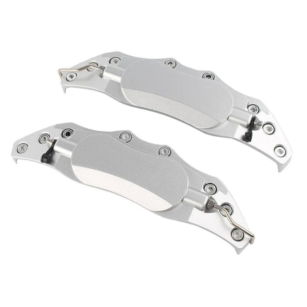 Universal Silver 3D Style Car Disc Brake Caliper Covers for Front/Rear