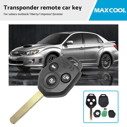 Transponder Remote Car Key for Subaru Outback, Liberty, Impreza, Forester