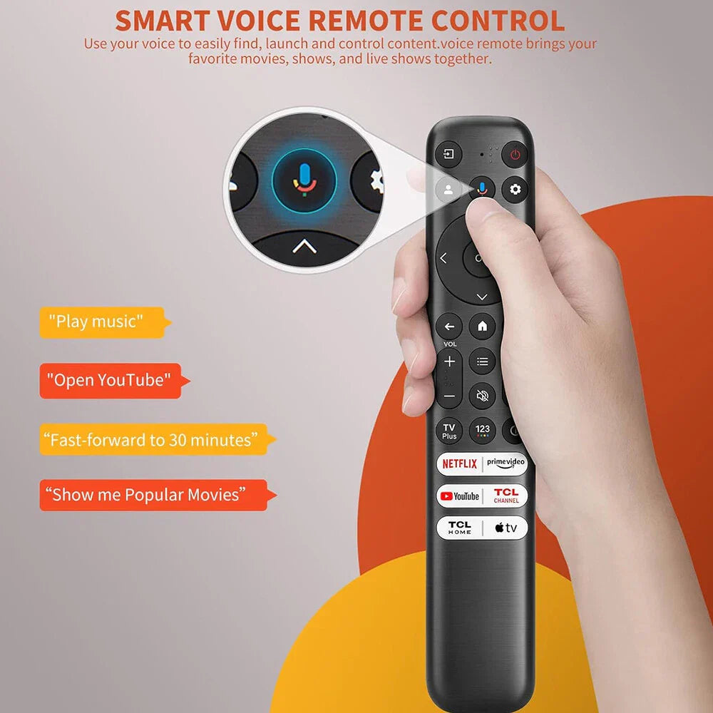 RC813 Voice Control Remote for TCL Google TV (2020-2023)