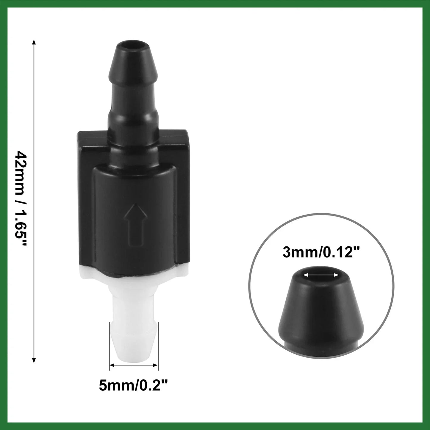 2 x Wiper Washer Windshield Check Valves for Toyota (Compatible with Various Models)