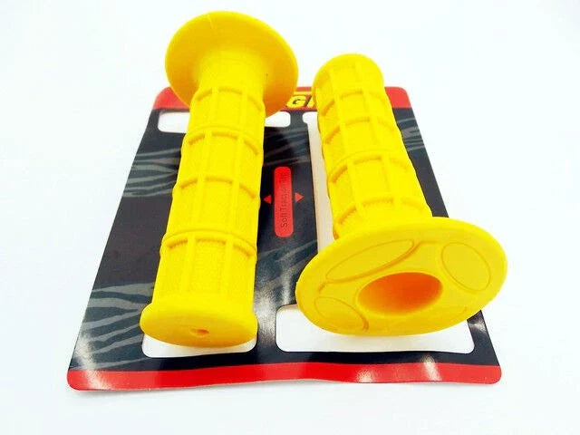 YZ250 JBS Yellow Hand Grip Set Left Right Pair for Yamaha