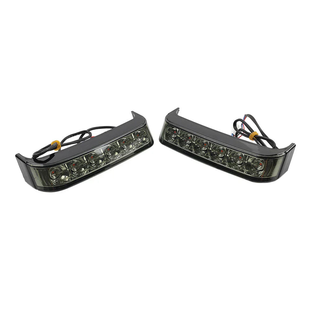 Black Saddlebag Run Brake Tail Light for Harley Touring Street Glide (2009-2023)