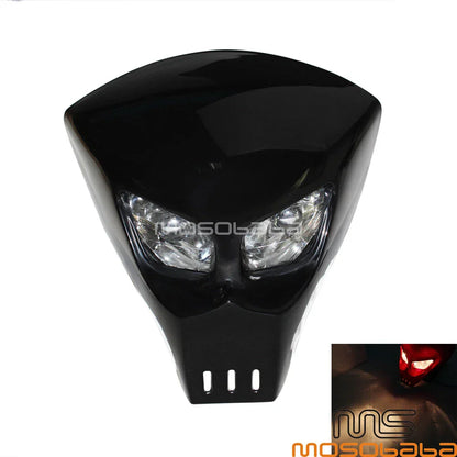 Universal Skull Mask Alien Headlight Assembly for Honda Motorcycle (All Years)