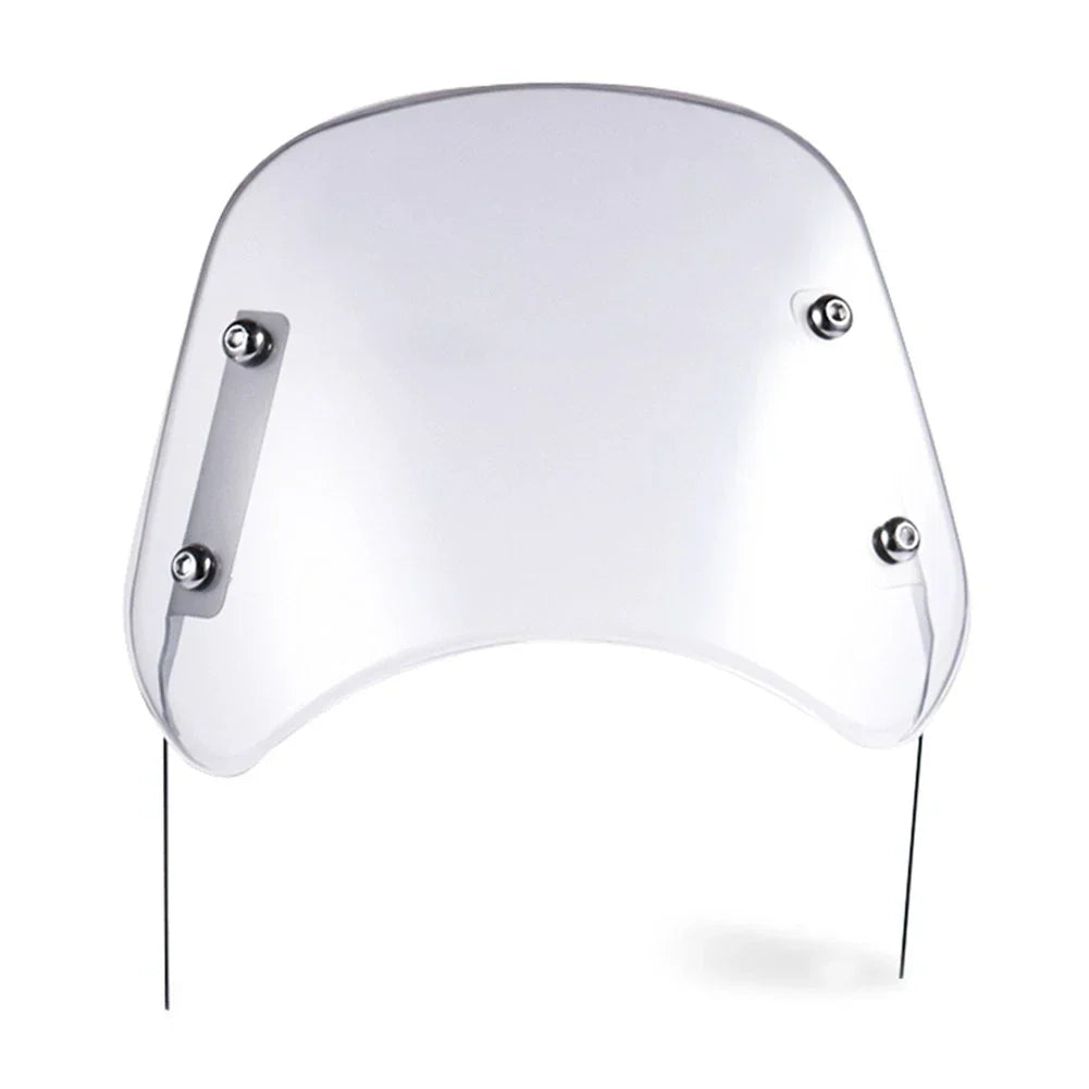 5-7'' Round Headlight Windscreen for Universal Fit Motor Clear