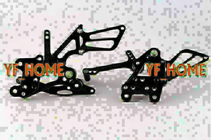 Black Motorcycle Rearsets Foot Pegs for Honda CBR 600RR (2007-2014)