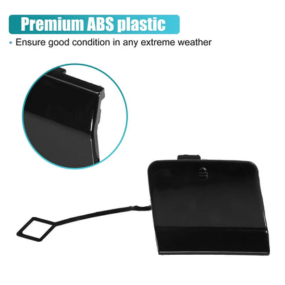 Rear Bumper Tow Hook Cap for Mercedes Benz E-Class (2010-2016) Black