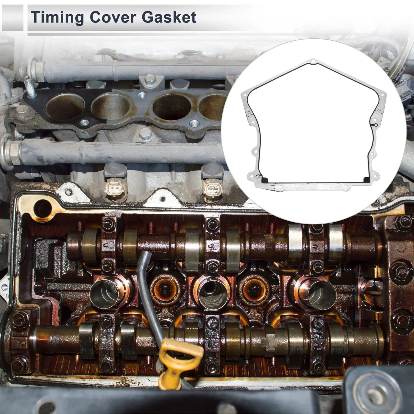Timing Cover Gasket for Dodge 2.7L V6 & 3.5L V6 (2000-2005) - 1 Pcs