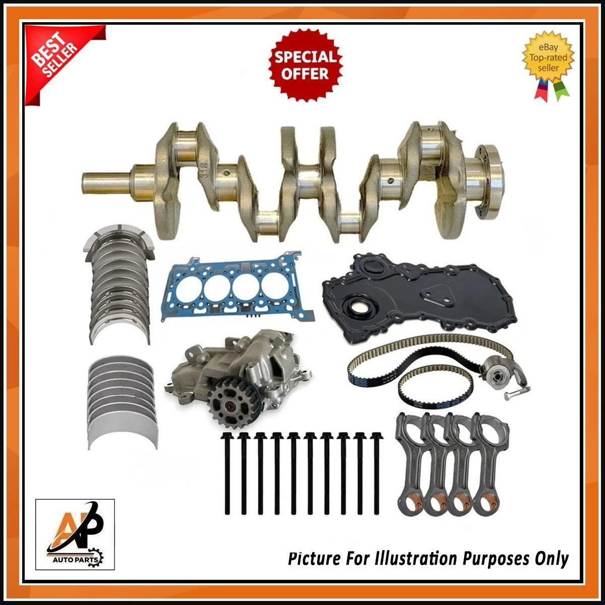 Engine Rebuild Kit Heavy Duty for Ford Transit Custom 2.0 EcoBlue (2017–2023)