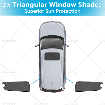 Triangular Window Shades for LDV G10 (2014-Present) UVB & UVA Protection