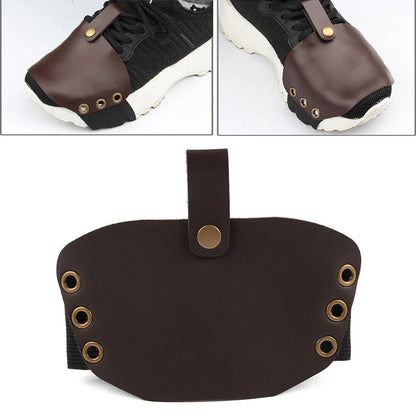 Leather Shifter Cover Boot Protector for Motorcycle - Brown