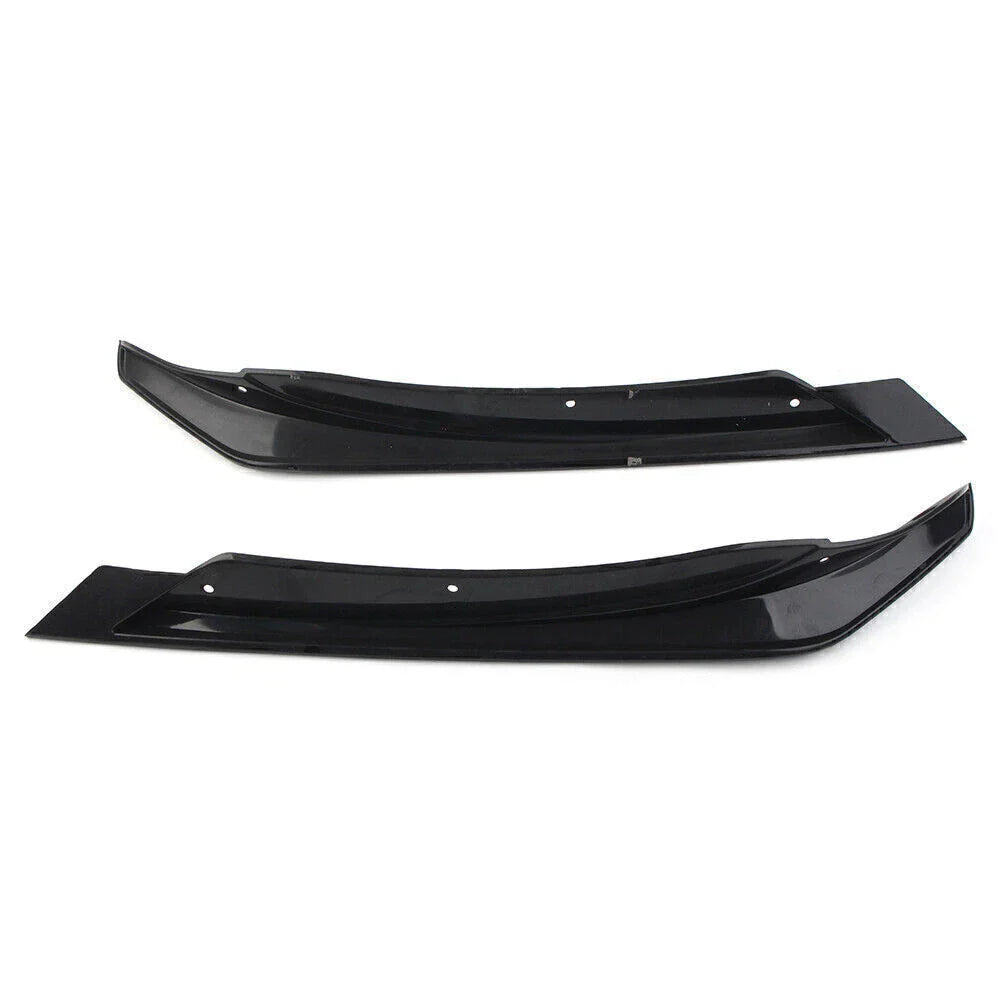 Front Lip Spoiler Fins for Mercedes Benz A-Class W176 (2016-2018)