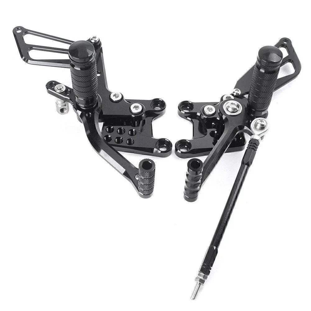 Rearsets Foot Pegs for Suzuki GSXR1000 GSXR600 GSXR750 (2000-2005) Black