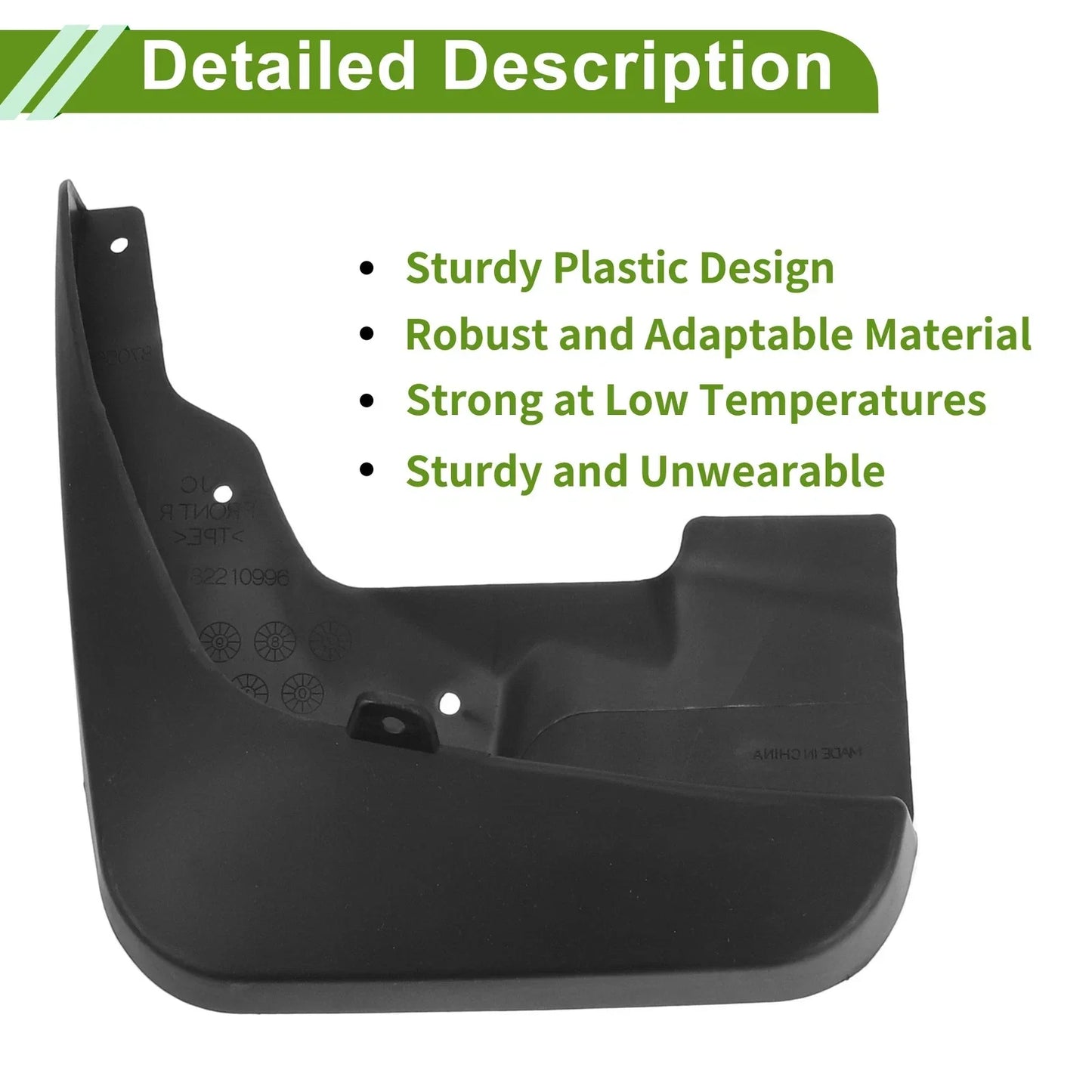 Mud Flaps Splash Guards 1 Set for Dodge Journey (2007-2021)