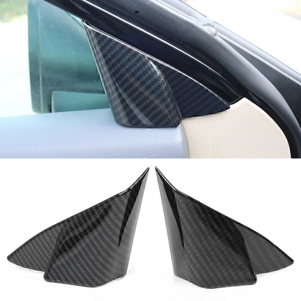 Carbon Fiber Interior Front Triangle Frame Covers for Toyota Camry (2018-2023)