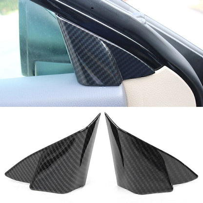 Carbon Fiber Interior Front Triangle Frame Covers for Toyota Camry (2018-2023)