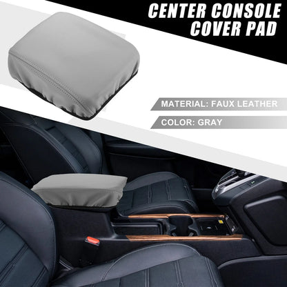 Car Center Console Armrest Cover Trim for Honda CR-V (2017-2022) Gray