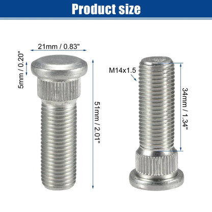 10 x M14x1.5 Wheel Lug Studs for Lexus LS460 LS600H (2007-2017)