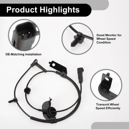 ABS Wheel Speed Sensor for Dodge Avenger 2008-2014 Front Left & Right