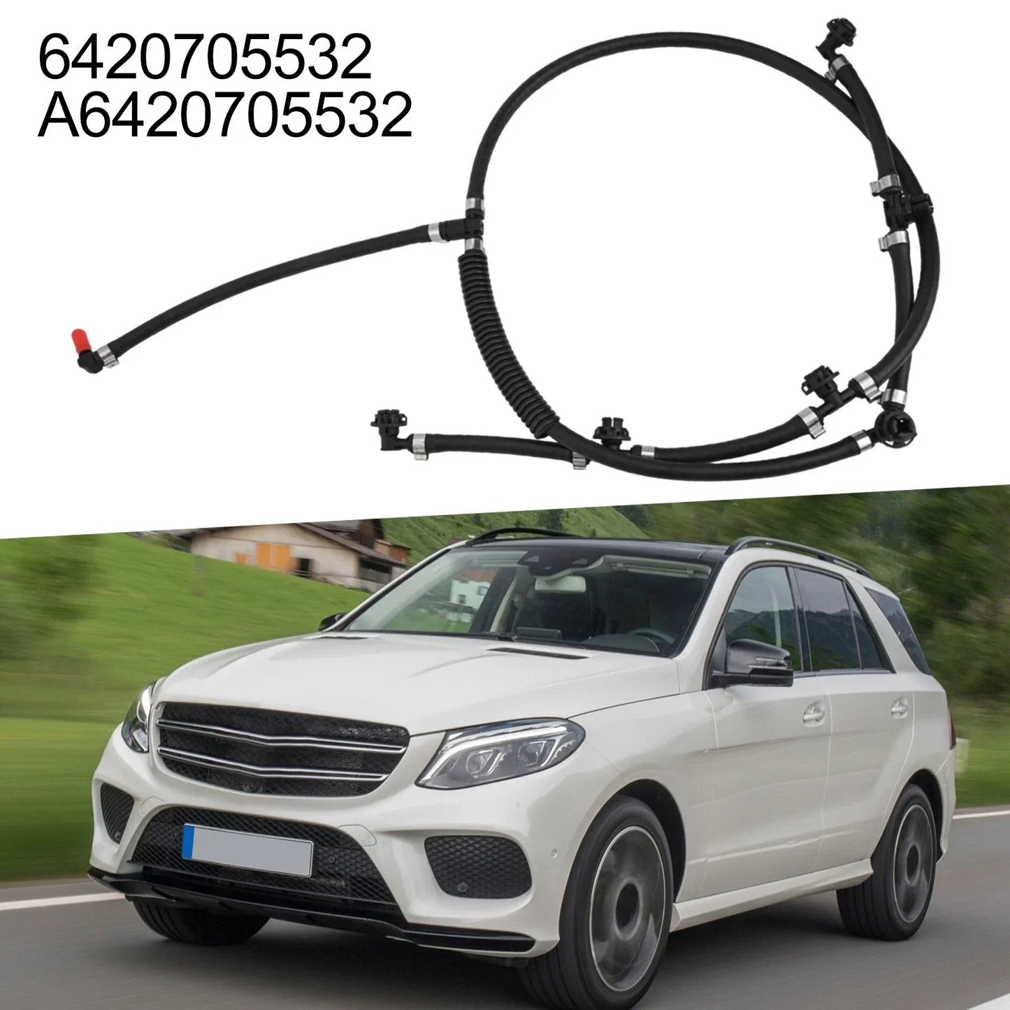 Heavy Duty Fuel Injector Return Hose for Mercedes E G S MCLK GLK C Class