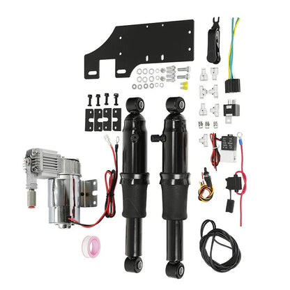 Rear Air Ride Suspension for Harley Touring Bagger Road King Glide (1994-2024)