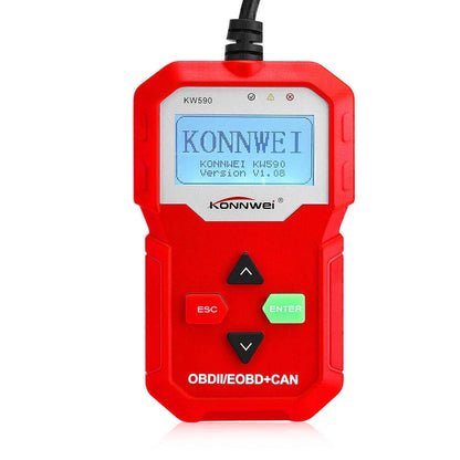 OBD2 Auto Diagnostic Scanner Engine Fault Code Reader Universal Red