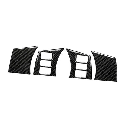 Carbon Fiber Steering Wheel Panel Cover for Nissan 350Z (2006-2009) 4Pcs