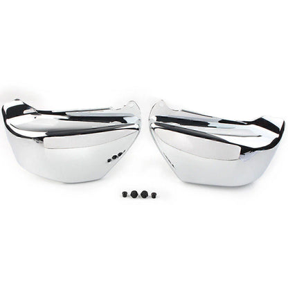 Pair Chrome Battery Side Fairing Covers for Honda Magna VF 750 (94-04)