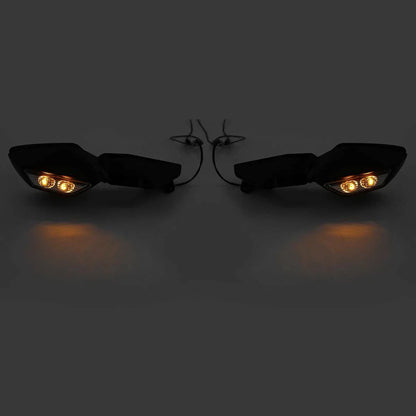 Rear View Mirrors W/ LED Turn Signals for Kawasaki Ninja H2 (2015 - 2024)