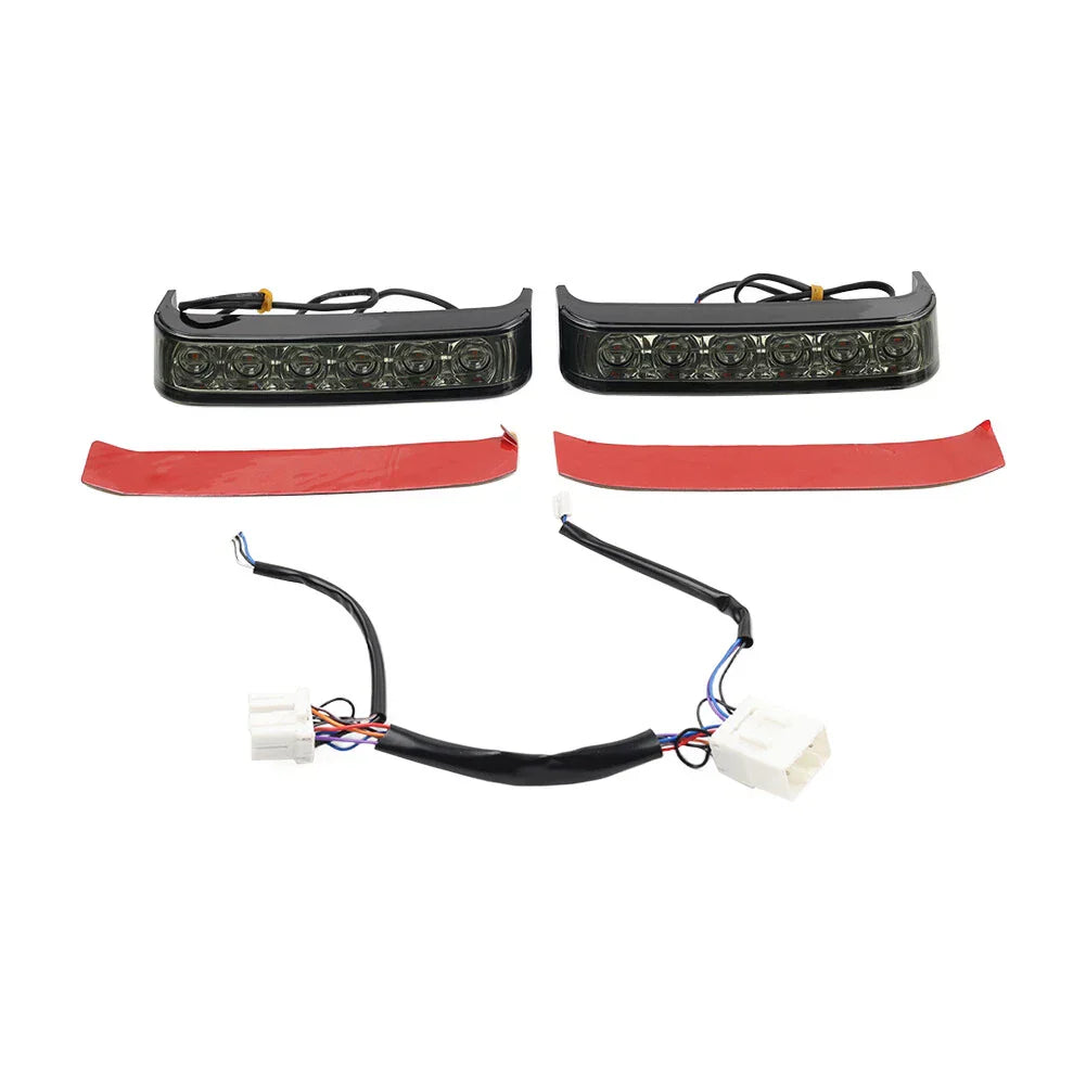 Black Saddlebag Run Brake Tail Light for Harley Touring Street Glide (2009-2023)