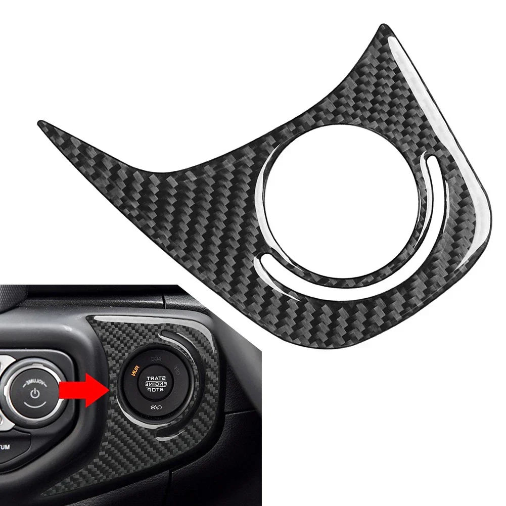 Engine Start Stop Button Cover Trim for Jeep Wrangler JL JLU Gladiator JT