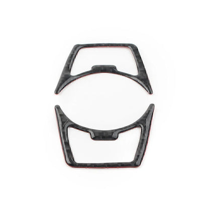 Carbon Fiber Headlight Switch Cover Trim for Ford Mustang (2015-2019)
