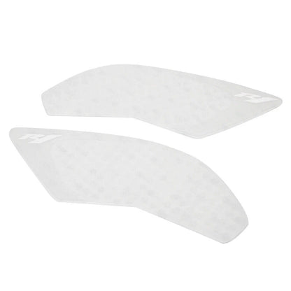 White Gas Tank Traction Side Pad Knee Grip Decal for Yamaha YZF-R1 (2015-2017)