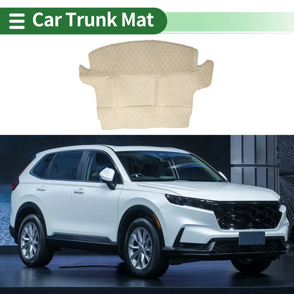 Flat Face Cargo Liner Trunk Mat for Honda CR-V Hybrid (2017-2021) Beige XPE