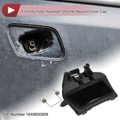 Front Right Washer Nozzle Cover for Mercedes-Benz ML350 (2003-2005) Black
