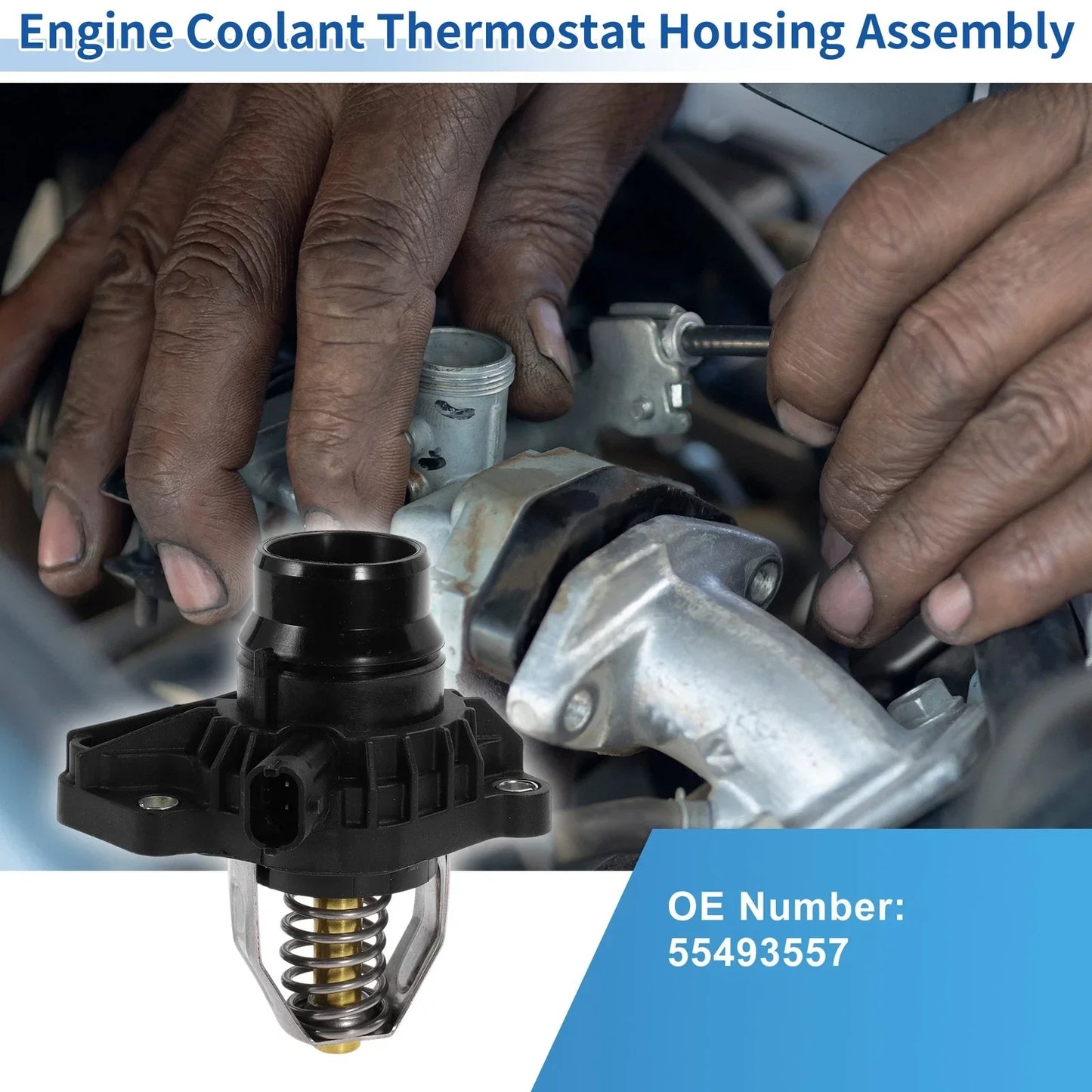 Engine Coolant Thermostat Housing for Chevrolet Malibu 1.8L (2013-2015)