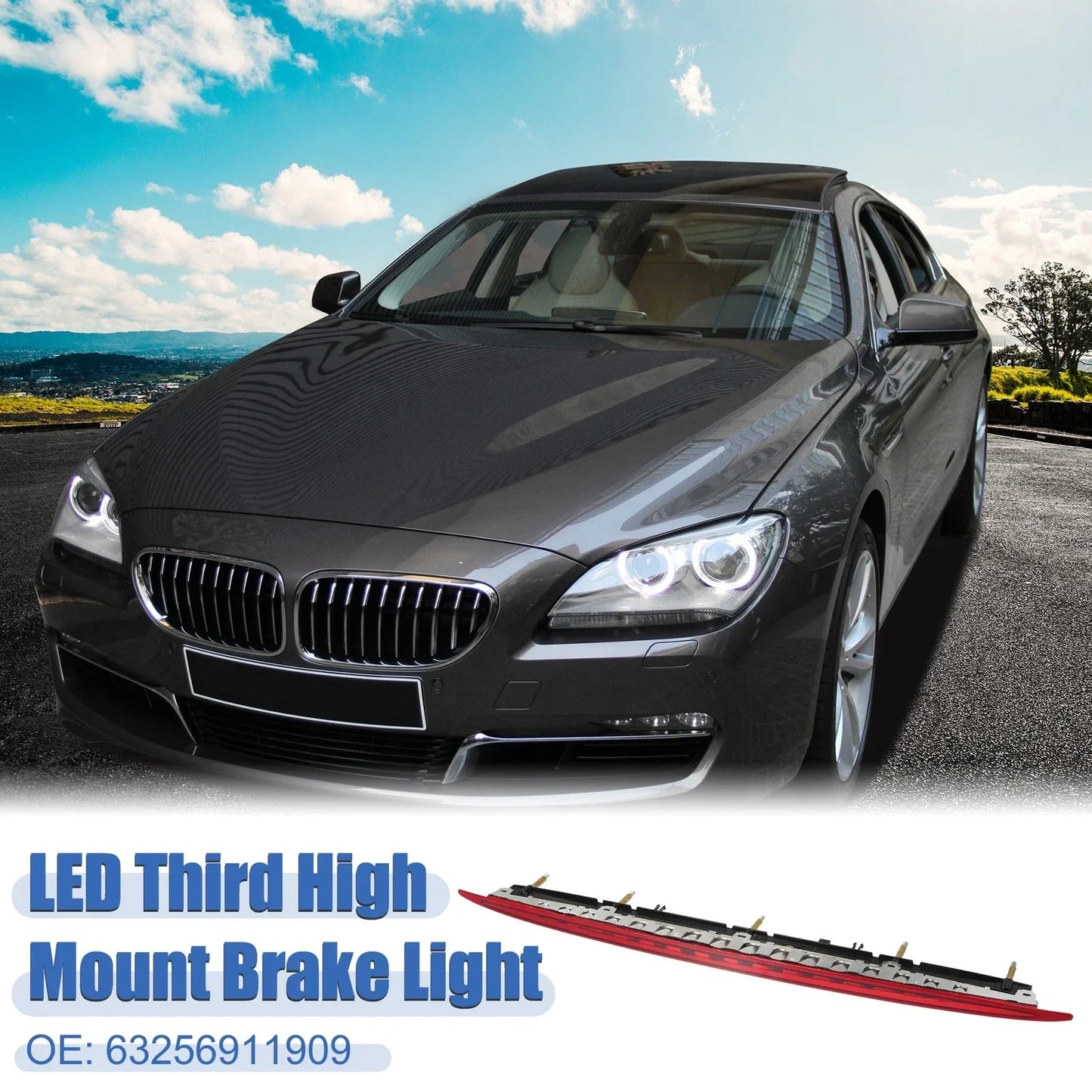 High Level Third Brake Light for BMW 650i Base 4.8L V8 (2006 - 2007)